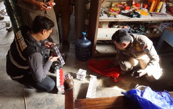 Operasi Gabungan di Lamongan Temukan Ribuan Batang Rokok Ilegal