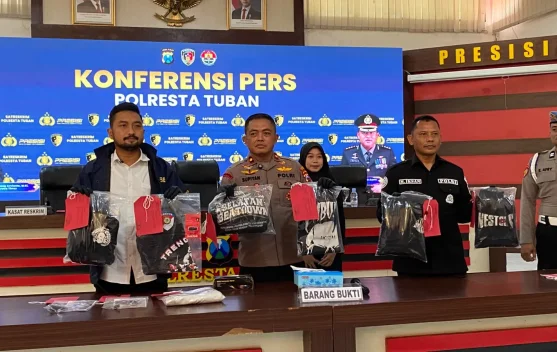 Polresta Tuban Amankan Delapan Tersangka Kasus Pengeroyokan