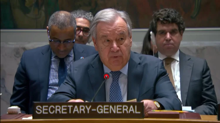 UN Secretary-General Condemns Military Escalation in the Middle East