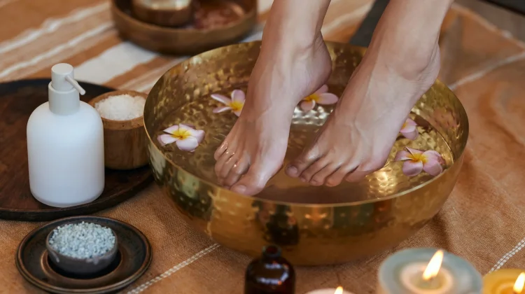 Warm Foot Soak Helps Relieve Migraines