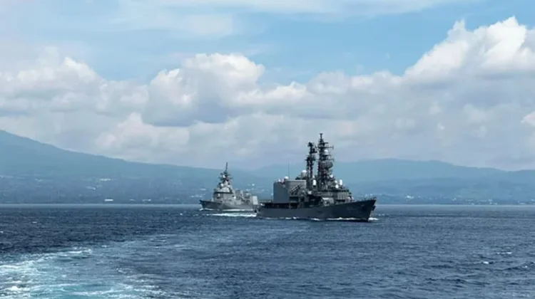 KRI Selar-879 Engages Tactically with Two Japanese Destroyers