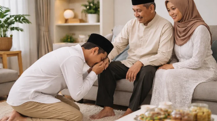 Sungkeman, a Moment of Forgiveness during Eid in Indonesia