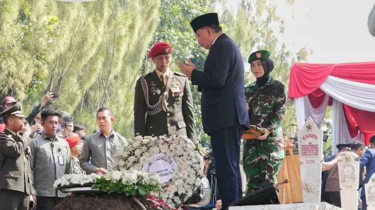 Minister Sjafrie Attends Funeral Ceremony of Major Zulmi, a UNIFIL Peacekeeper
