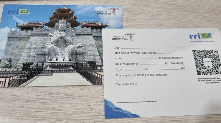 Voice of Indonesia Maintains QSL Card Tradition: From Postal Delivery to E-QSL