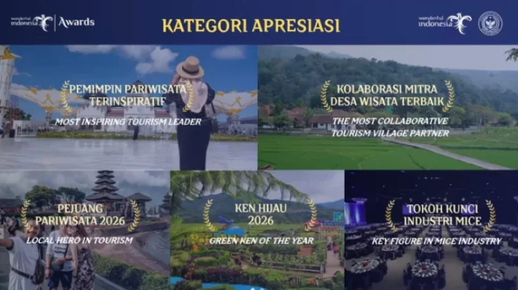 Minister Appreciates Tourism Professionals Through "Wonderful Indonesia Awards"
