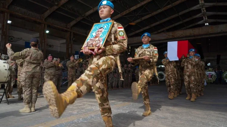 UNIFIL Holds Memorial Ceremony for Indonesian Peacekeeper Killed in Lebanon