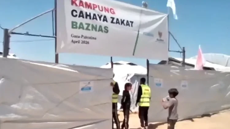 Baznas Launches Aid for Gaza Refugee Camp