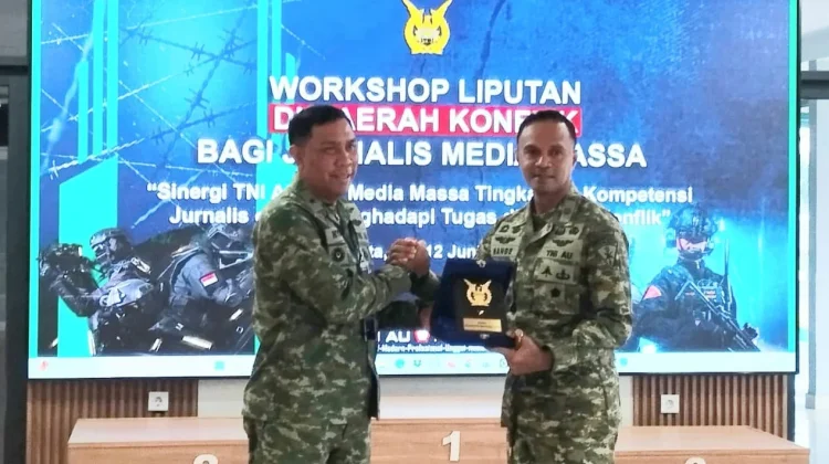 TNI AU Holds Conflict Zone Reporting Workshop to Improve Journalists' Competence