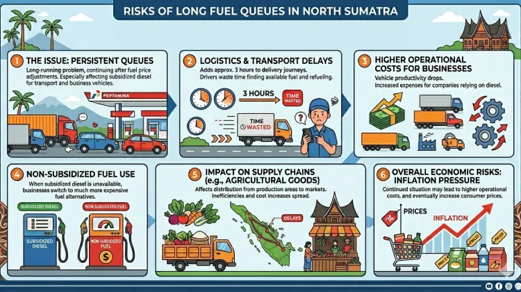 Long Fuel Queues May Increase Inflation Risks