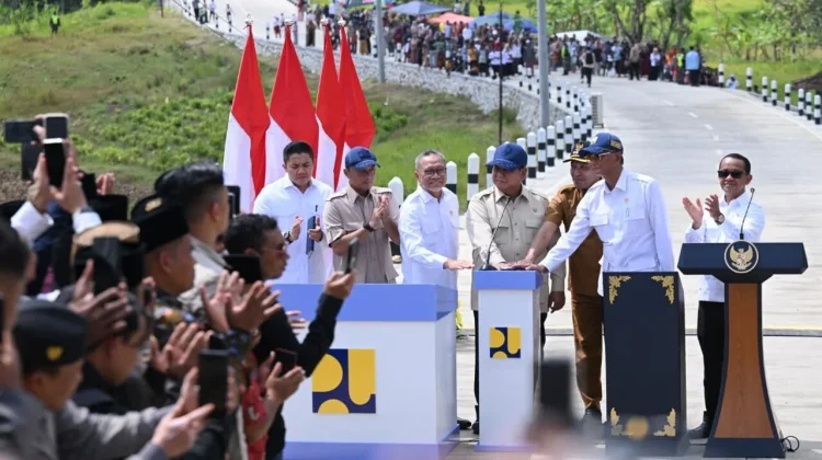 President Prabowo Inaugurate 1,151 km of Roads to Support Self-Sufficiency