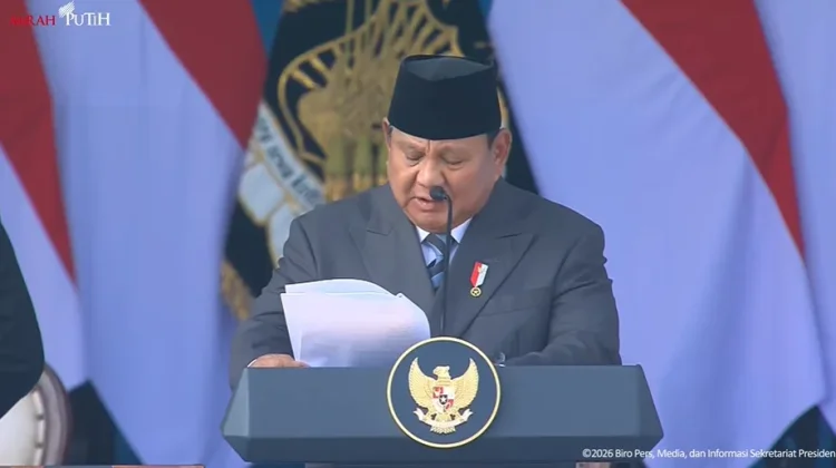 Prabowo Affirms Stability and Public Trust on the 80th Bhayangkara Day