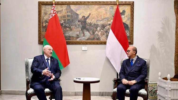 Belarusian President Aleksandr Lukashenko Arrives in Indonesia
