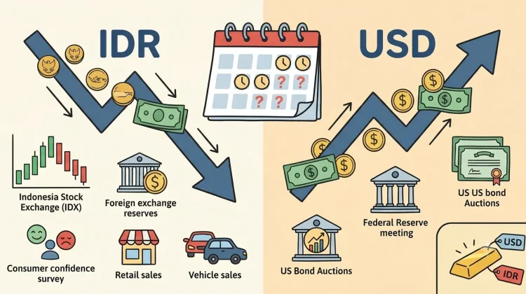 Rupiah Weakens ahead of Key Economic Events