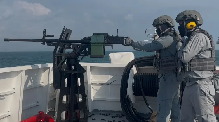 Indonesian Coast Guard Holds Shooting Training for Operational Readiness