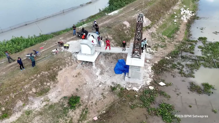 New Bridge Constructed in East Lampung, Cut Travel Time by Almost Two Hours
