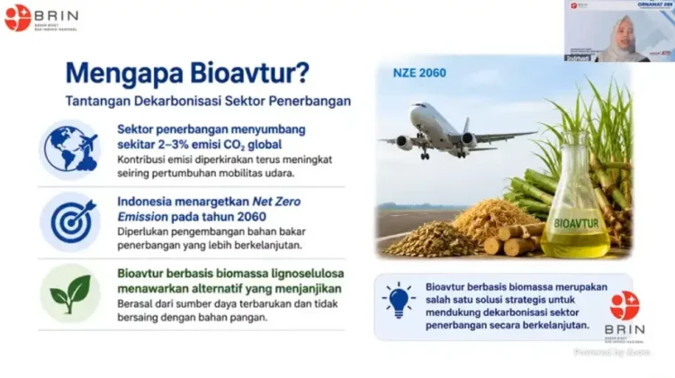 BRIN Develops Catalyst for Sustainable Aviation Fuel