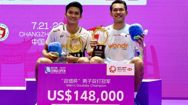 Indonesia's Men's Doubles Win First BWF World Tour Super 1000 Title