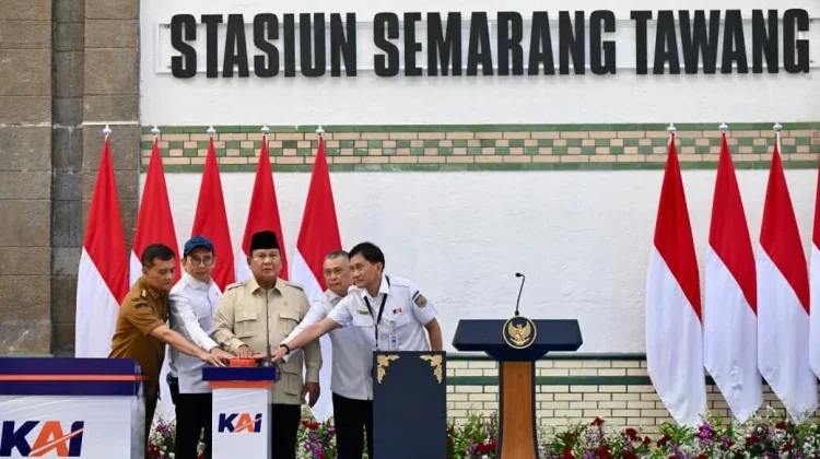 President Prabowo Inaugurates the Revitalization of Semarang Tawang Station