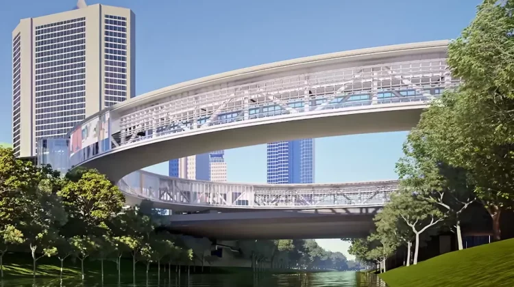 Jakarta Unveils Huge Pedestrian Deck for Seamless Transit Connections