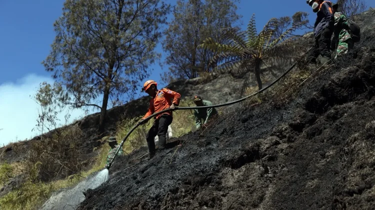 540 Joint Personnel Deployed to Boost Fire Handling in the Bromo Area