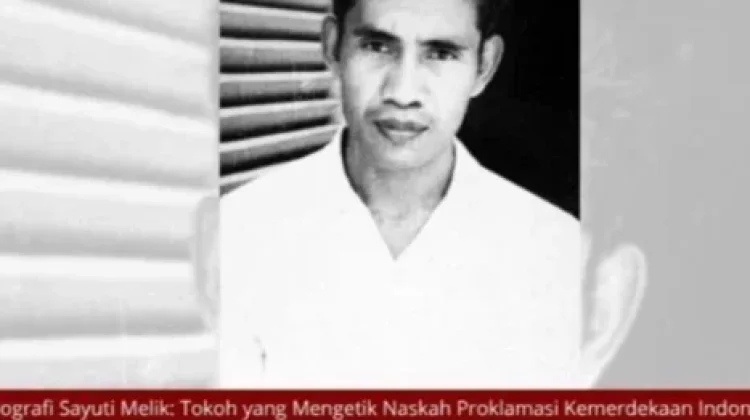 Sayuti Melik, the Man Who Types Indonesia’s Proclamation Text