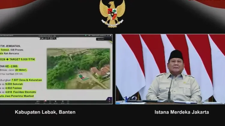 Prabowo Inaugurates Thousands of Infrastructures, Fosters Community Access
