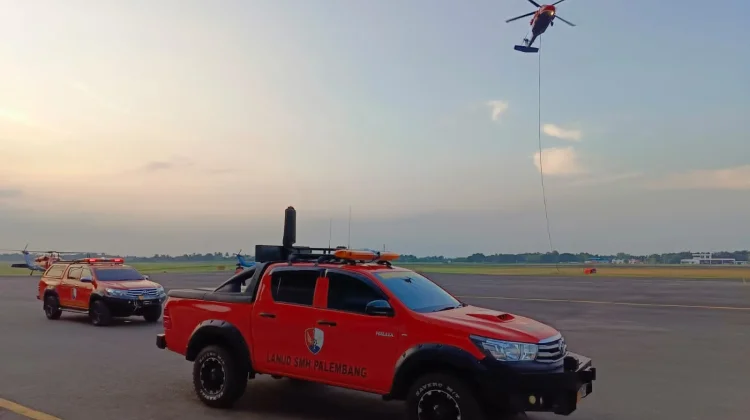 Indonesian Air Force Steps Up Forest and Land Fire Response in South Sumatra