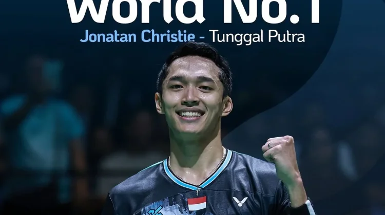 Jonatan Christie Rises to World No. 1 in BWF Rankings