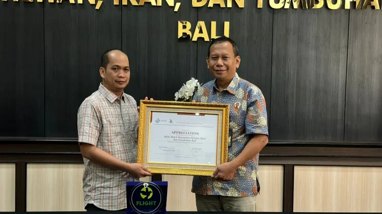 Bali Quarantine Receives International Award for Wildlife Traffic Monitoring