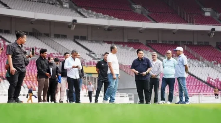 Erick Thohir Inspects Readiness of Four Venues Ahead of FIFA ASEAN Cup 2026