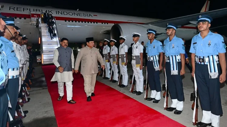 Prabowo Arrives in India As Indonesia to Attend BRICS Summit As Full Member