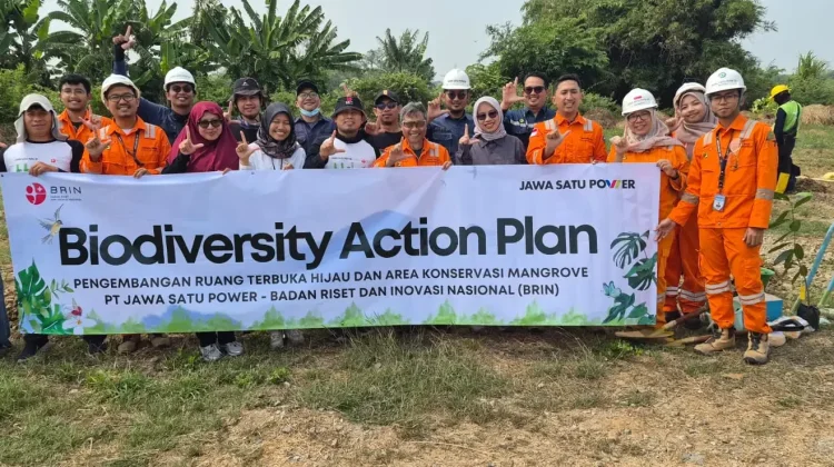 BRIN and Jawa Satu Power Develop Plant and Mangrove Conservation in Karawang