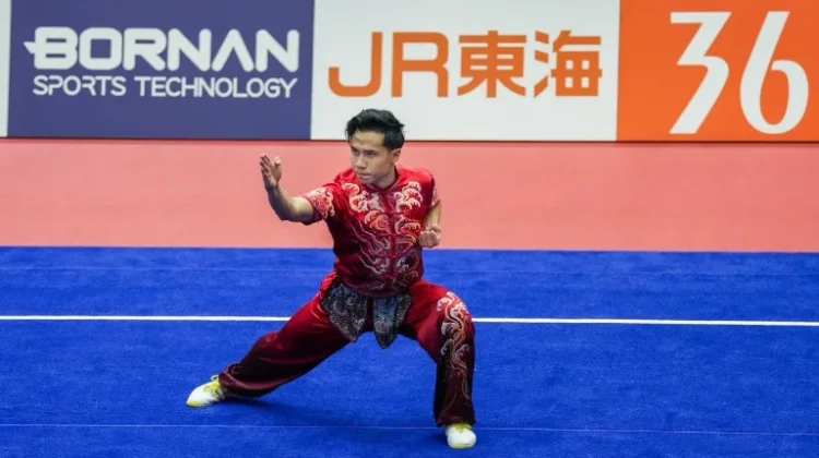 Seraf Naro Wins Indonesia's First Wushu Medal