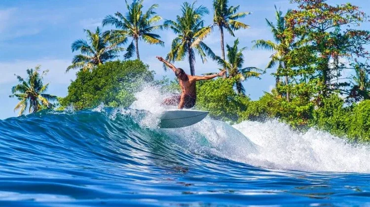 Bali Village Offers Soft Surfing Waves Near Tanjung Setia