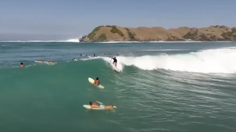 Tanjung Aan Offers Gentle A-Frame Waves in South Lombok