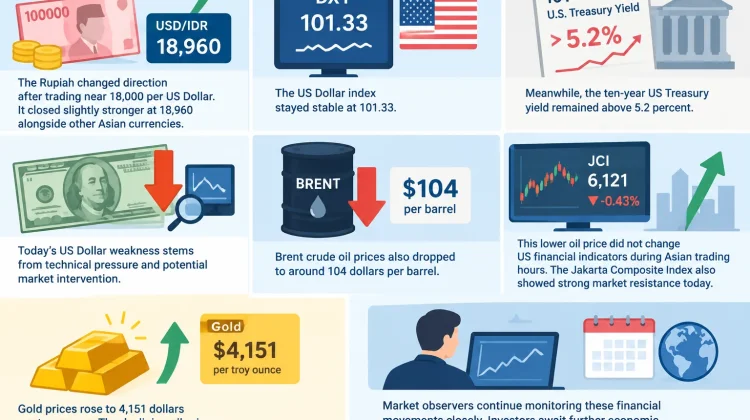 Rupiah and Gold Both Rise Today