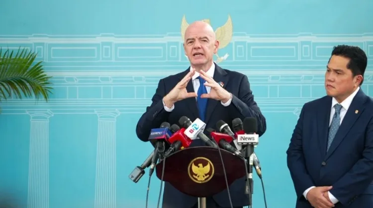 Infantino: Indonesian Football Makes Rapid Progress