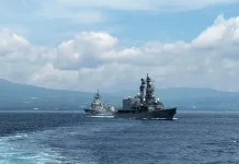 KRI Selar-879 Engages Tactically with Two Japanese Destroyers