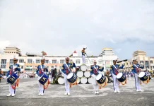 AAU “Gita Dirgantara” Drum Corps Enchants Manado Residents with Festive Parade