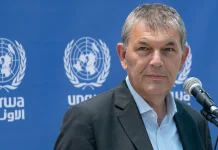 UNRWA Chief, Philippe Lazzarani Steps Down
