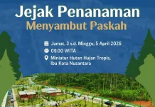 Plant Trees on Easter Holiday in Nusantara