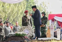 Minister Sjafrie Attends Funeral Ceremony of Major Zulmi, a UNIFIL Peacekeeper