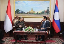Anis Matta Discusses Strengthening Bilateral Cooperation with Laos