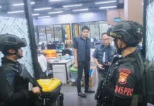 Polri Raids International Online Gambling Den in Jakarta, 321 People Arrested