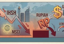 IHSG Slides ahead of MSCI Review, Rupiah Weakens