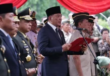 Defense Minister Leads Military Funeral Ceremony for the Late General Ryamizard