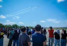 Jupiter Aerobatic Team TNI AU Captivates Thousands of Visitors in Brunei