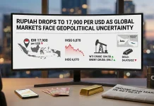 Rupiah Drops as Markets Face Global Geopolitical Uncertainty