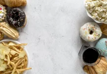 Convenience Diet of Junk Food to Overwork Your Liver