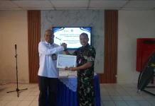 Dislitbangau Receives an Award for Developing an Aerial Bomb